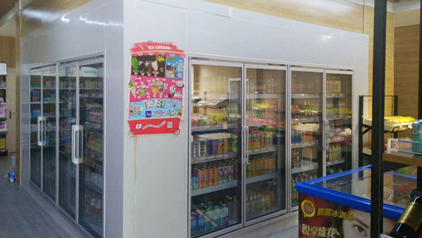 商超后補(bǔ)式展示柜冷庫